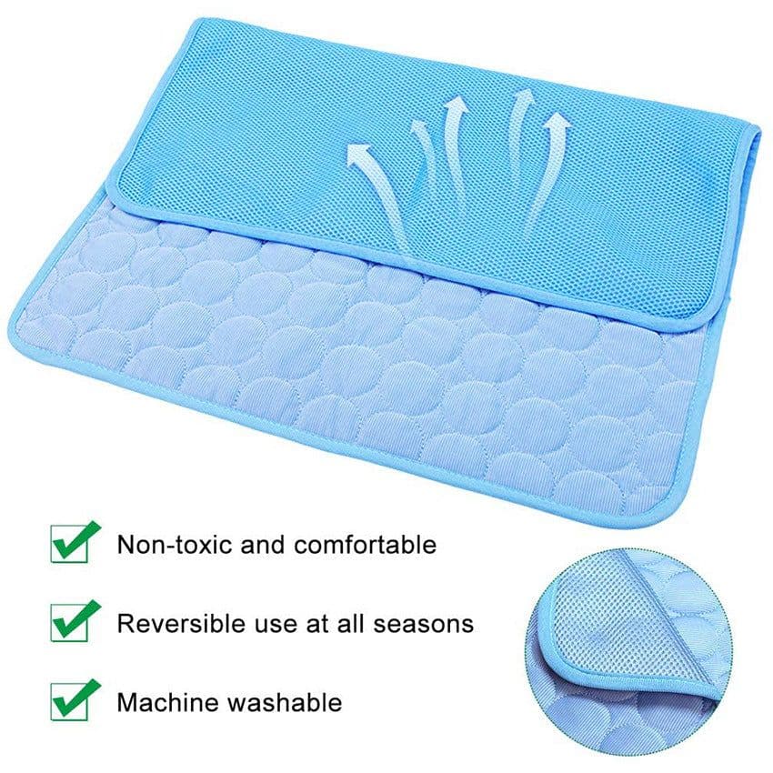 image-Summer pet mat, pet ice mat, dog mat, kennel dog mat, pet ice silk mat, cat cool mat, pet supplies