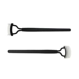 image-Eyebrow Brush with Steel Needles - Portable Eyelash Comb Tool