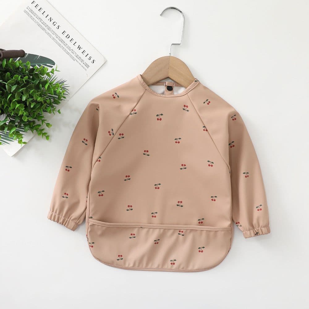 image-Children's waterproof anti-clothing bib baby eating bib super soft waterproof baby meal pocket anti-dirty feeding