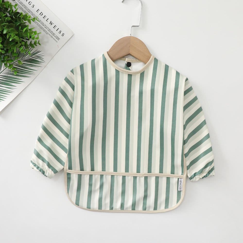 image-Children's waterproof anti-clothing bib baby eating bib super soft waterproof baby meal pocket anti-dirty feeding