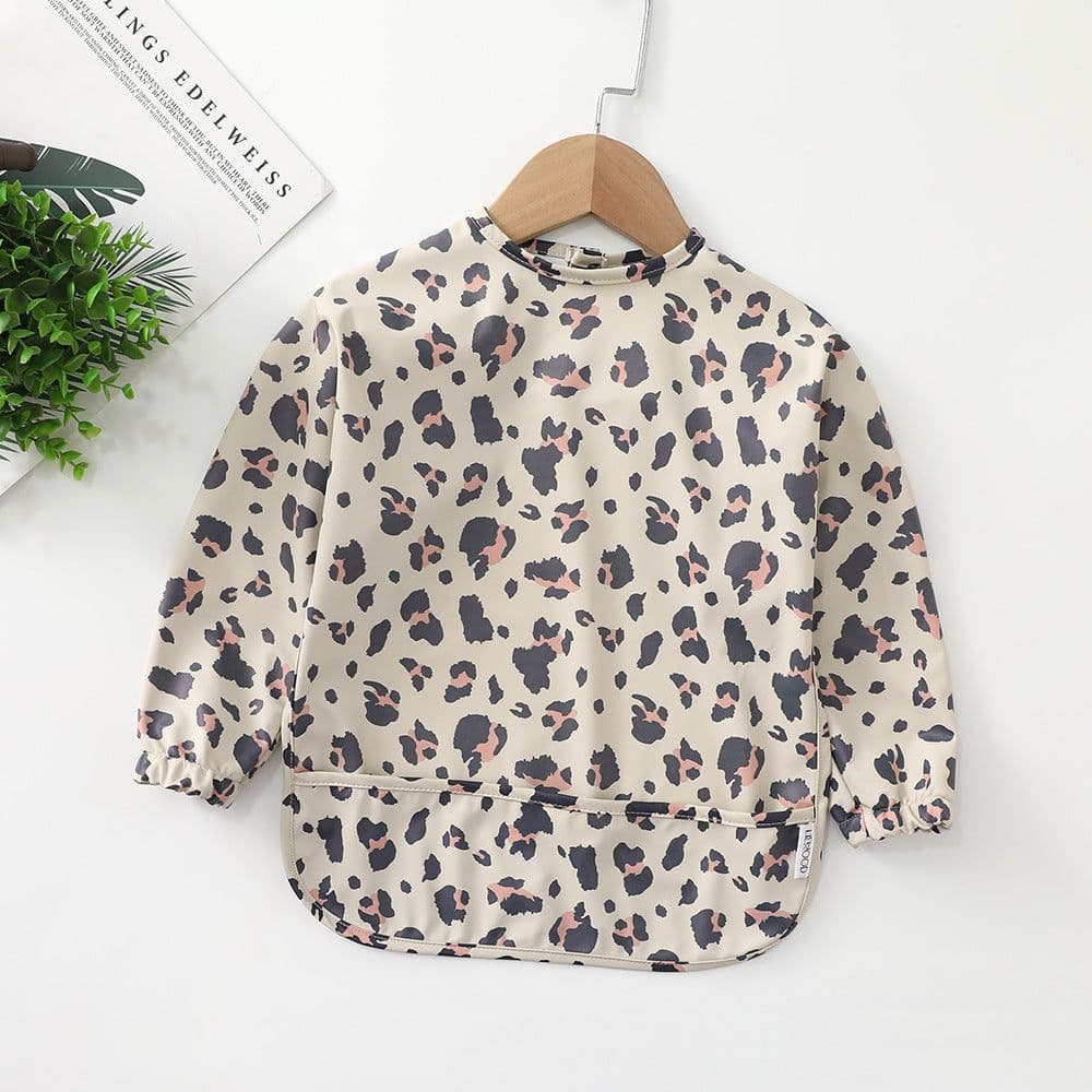 image-Children's waterproof anti-clothing bib baby eating bib super soft waterproof baby meal pocket anti-dirty feeding