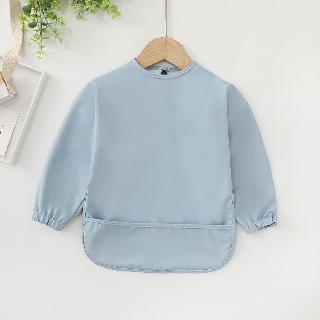 image-Children's waterproof anti-clothing bib baby eating bib super soft waterproof baby meal pocket anti-dirty feeding