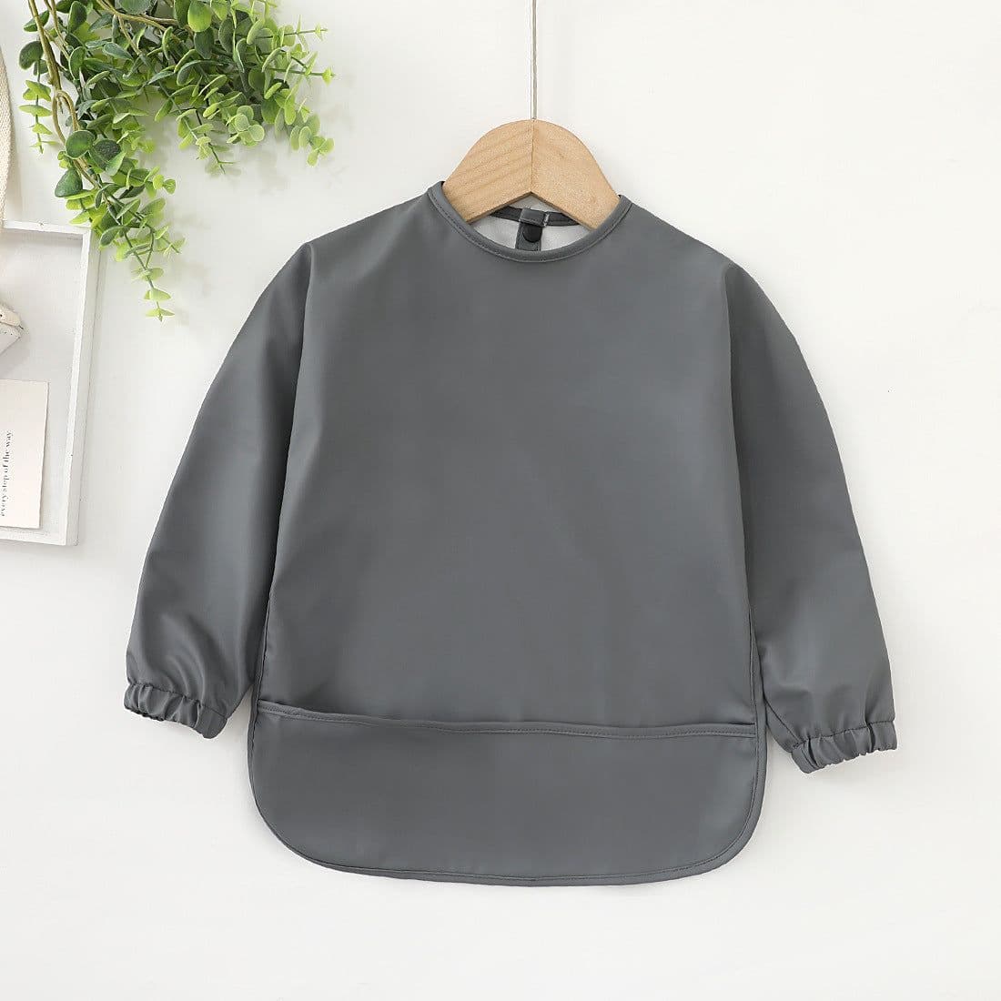 image-Children's waterproof anti-clothing bib baby eating bib super soft waterproof baby meal pocket anti-dirty feeding