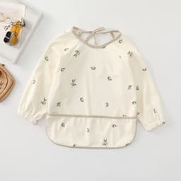 image-Children's waterproof anti-clothing bib baby eating bib super soft waterproof baby meal pocket anti-dirty feeding