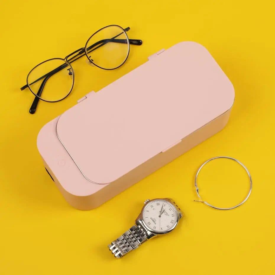 image-Portable Ultrasonic Glasses Cleaner Best Household Jewelry Ultrasonic Cleaning Machine Mini Watch Vibration Device Good Supplier