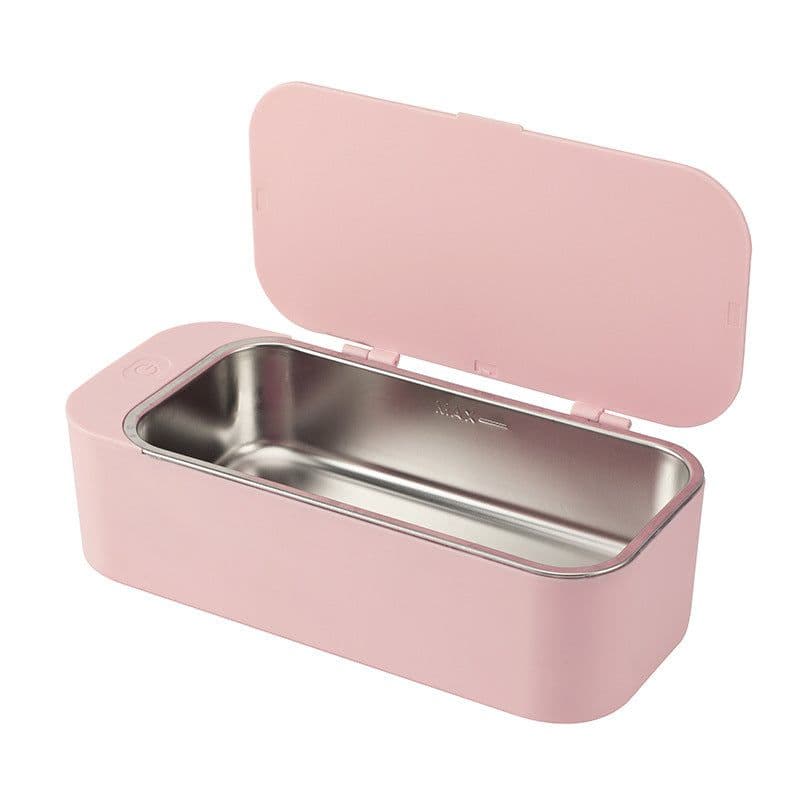 image-Portable Ultrasonic Glasses Cleaner Best Household Jewelry Ultrasonic Cleaning Machine Mini Watch Vibration Device Good Supplier
