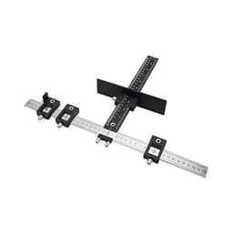 image-Drill Guide Sleeve Cabinet Hardware Jig Drawer Pull Wood Drilling Dowelling Hole Jig Furniture Punching Tool True Position Tools