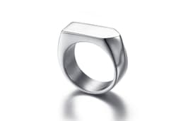image-New Arrival Stainless Steel Trendy Brand Arrow Ring European and American Style Personalized Men's Ring Can Be Engraved RC-381