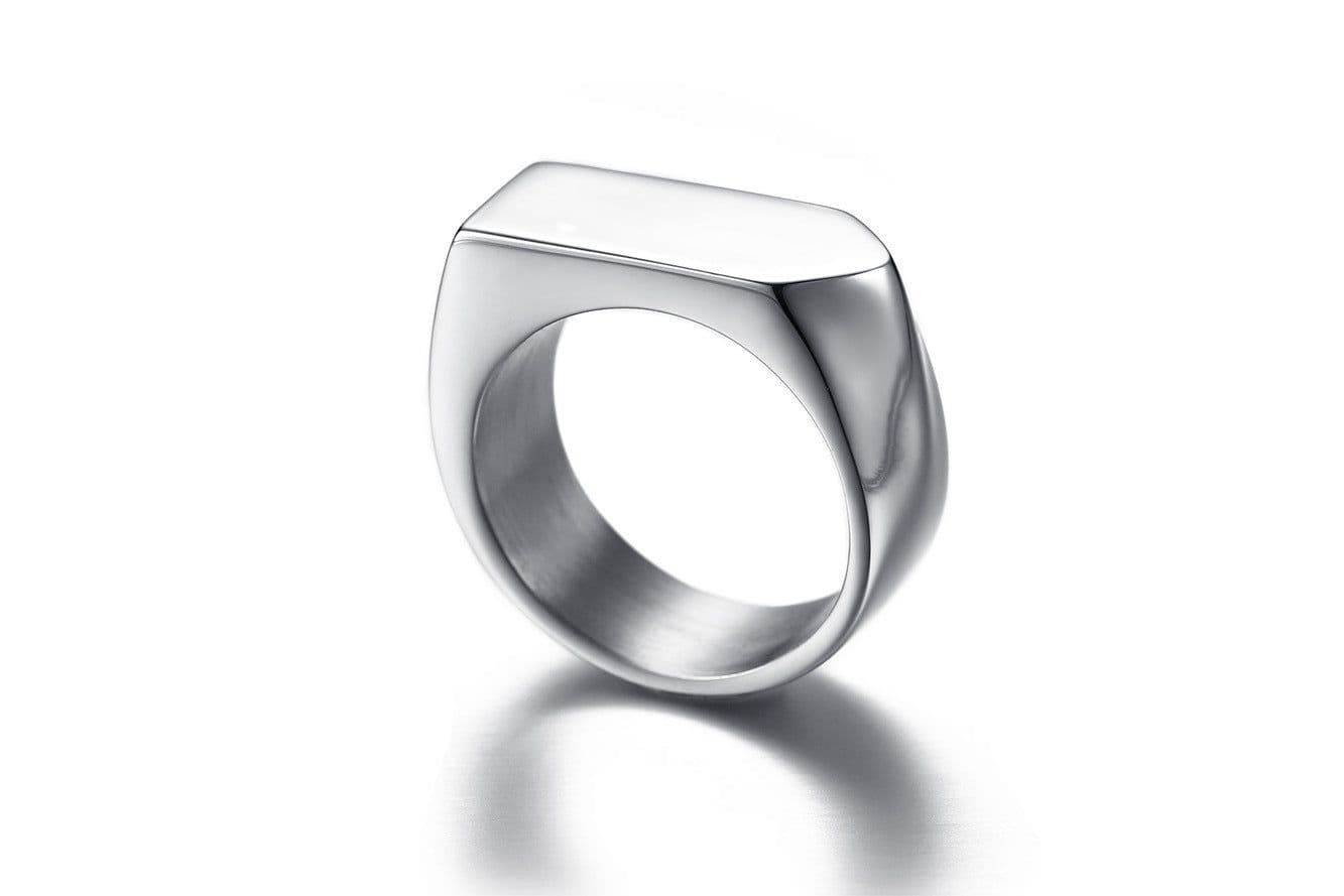 image-New Arrival Stainless Steel Trendy Brand Arrow Ring European and American Style Personalized Men's Ring Can Be Engraved RC-381