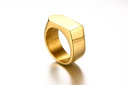 image-New Arrival Stainless Steel Trendy Brand Arrow Ring European and American Style Personalized Men's Ring Can Be Engraved RC-381