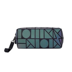 image-New net celebrity pvc cosmetic bag large capacity rhomboid ladies storage bag custom cosmetic bag pencil case portable small