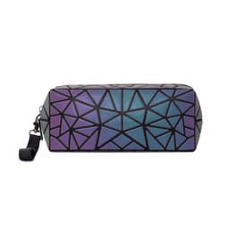 image-New net celebrity pvc cosmetic bag large capacity rhomboid ladies storage bag custom cosmetic bag pencil case portable small