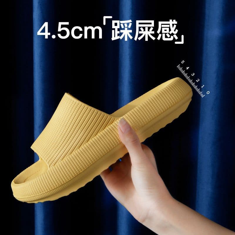 image-Hotel new sandals for women in summer outdoor wear shit-feeling bathroom slippers eva thick-soled home slippers for men in summer