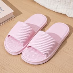 image-Hotel new sandals for women in summer outdoor wear shit-feeling bathroom slippers eva thick-soled home slippers for men in summer