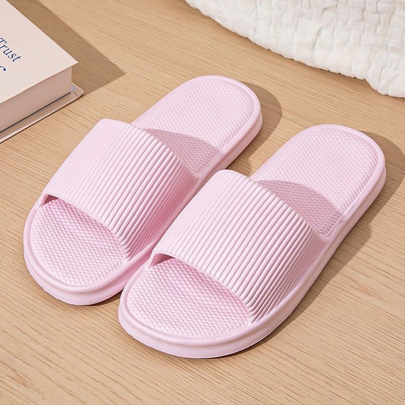 image-Hotel new sandals for women in summer outdoor wear shit-feeling bathroom slippers eva thick-soled home slippers for men in summer