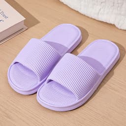 image-Hotel new sandals for women in summer outdoor wear shit-feeling bathroom slippers eva thick-soled home slippers for men in summer