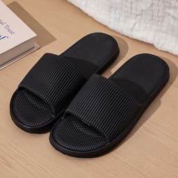 image-Hotel new sandals for women in summer outdoor wear shit-feeling bathroom slippers eva thick-soled home slippers for men in summer