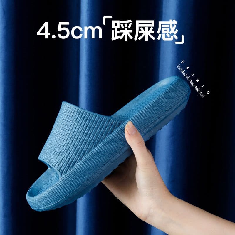 image-Hotel new sandals for women in summer outdoor wear shit-feeling bathroom slippers eva thick-soled home slippers for men in summer