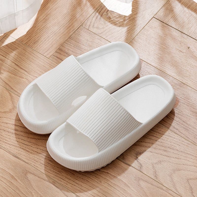 image-Hotel new sandals for women in summer outdoor wear shit-feeling bathroom slippers eva thick-soled home slippers for men in summer