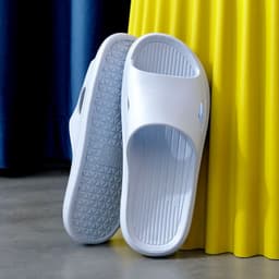 image-Hotel new sandals for women in summer outdoor wear shit-feeling bathroom slippers eva thick-soled home slippers for men in summer