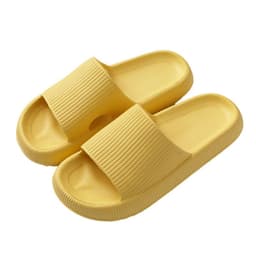 image-Hotel new sandals for women in summer outdoor wear shit-feeling bathroom slippers eva thick-soled home slippers for men in summer