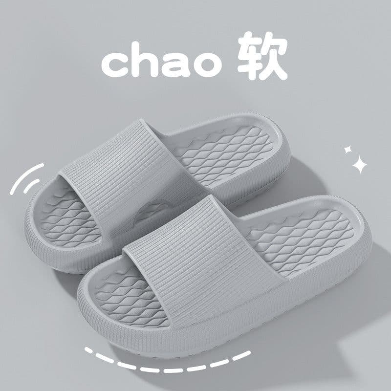 image-Hotel new sandals for women in summer outdoor wear shit-feeling bathroom slippers eva thick-soled home slippers for men in summer