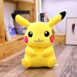 image-Pikachu plush toy Pokemon doll Pikachu cute Pokemon doll wholesale
