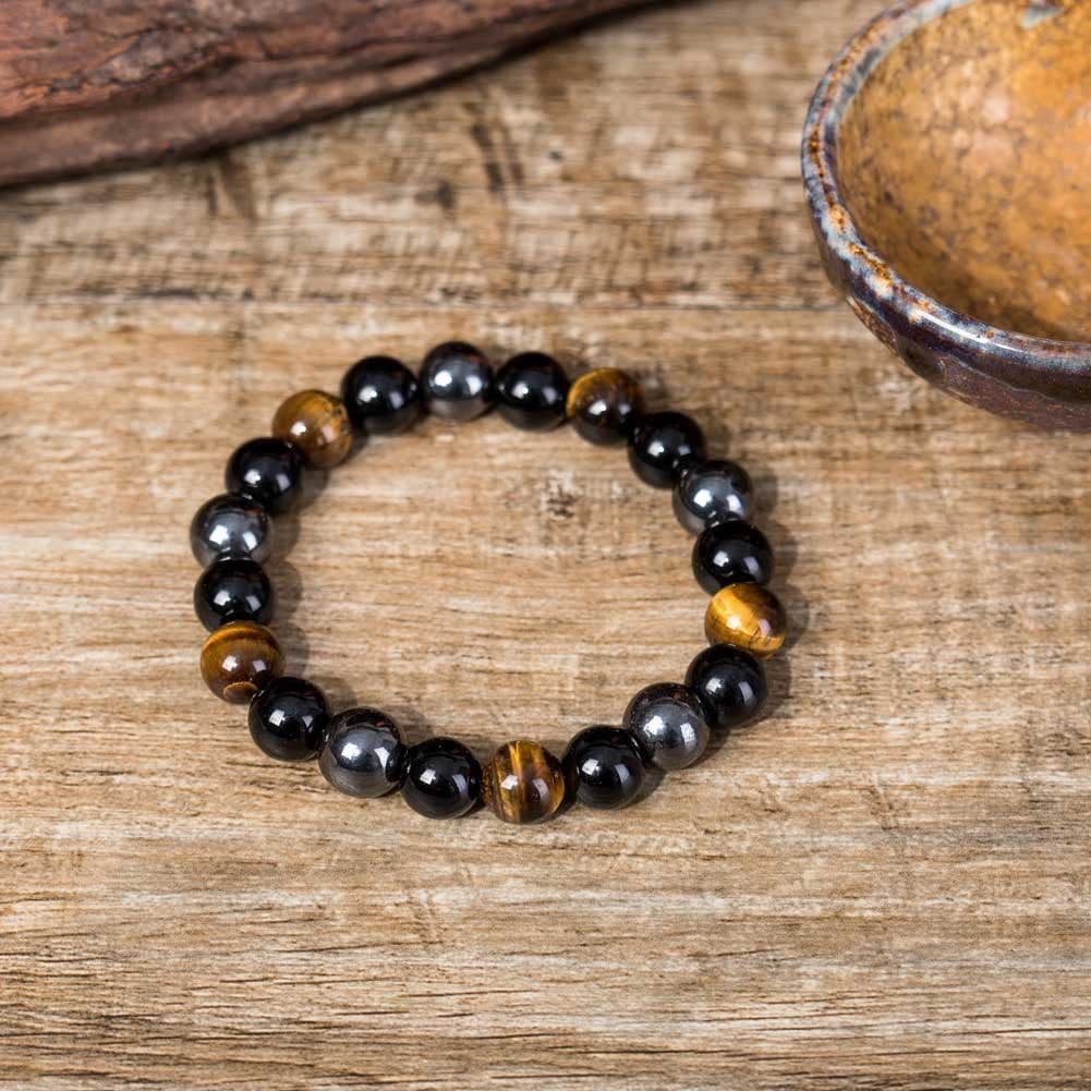 image-2020 Cross-border New High Quality Tiger Eye Stone Bracelet Natural Stone Bracelet 10mm Jewelry Bracelet Bracelet Jewelry