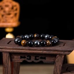 image-2020 Cross-border New High Quality Tiger Eye Stone Bracelet Natural Stone Bracelet 10mm Jewelry Bracelet Bracelet Jewelry
