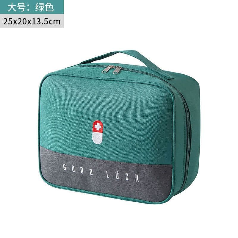image-Portable portable medical epidemic prevention kit, travel first aid kit, household outdoor emergency medicine box for children, storage health kit