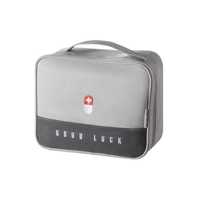 image-Portable portable medical epidemic prevention kit, travel first aid kit, household outdoor emergency medicine box for children, storage health kit
