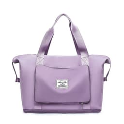 image-2021 new folding travel trolley bag dry and wet separation sports yoga gym bag outdoor travel storage bag