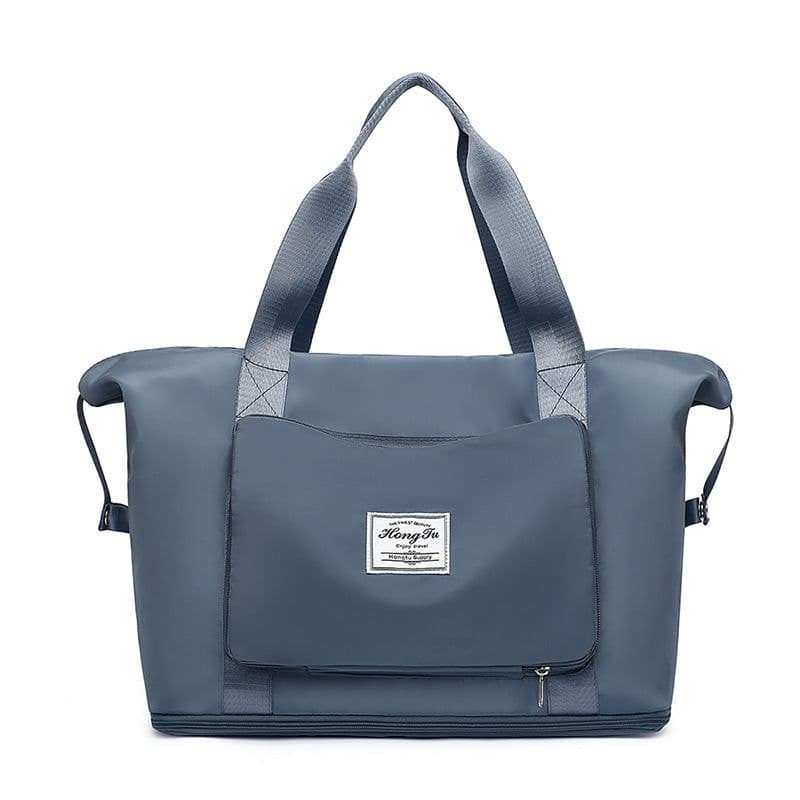 image-2021 new folding travel trolley bag dry and wet separation sports yoga gym bag outdoor travel storage bag