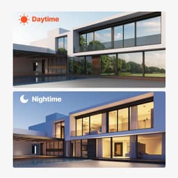image-VEVOR Window Privacy Film, One Way Window Tint, Privacy Mirror Reflective Film, Sun Blocking Heat Control Glass, Self-Adhesive, See out Not in Window Film for Home and Office, Silver, 36 in x 49.3 ft
