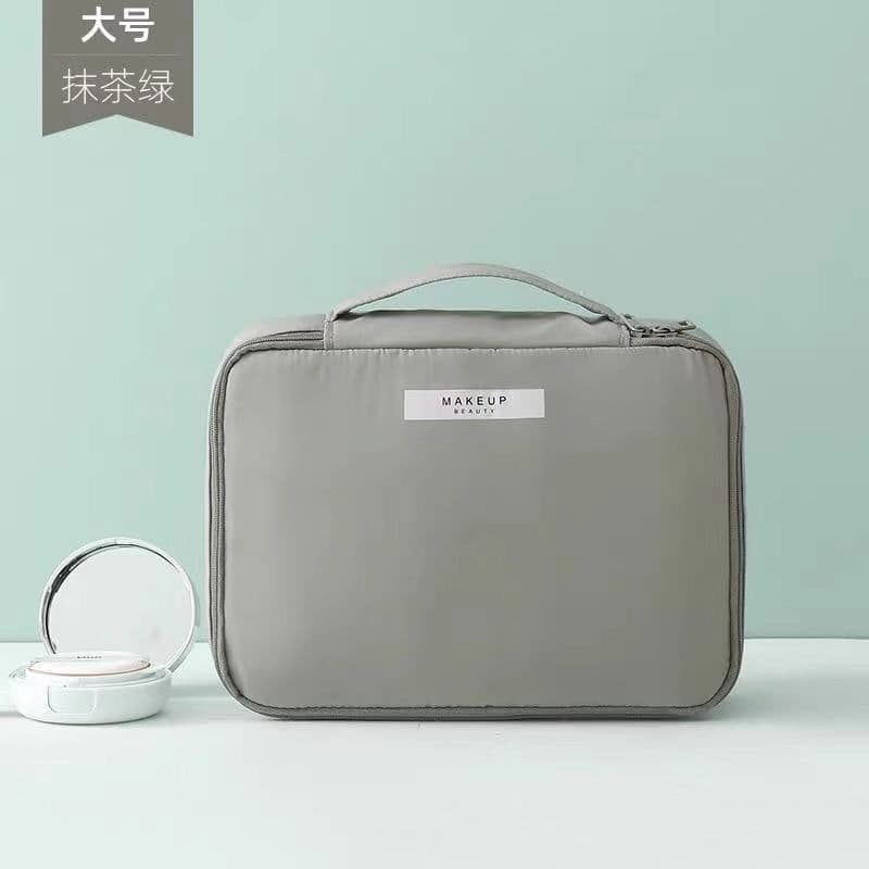 image-Travel portable cosmetic bag, simple large-capacity cosmetic storage bag, student cosmetic bag, female carry-on size