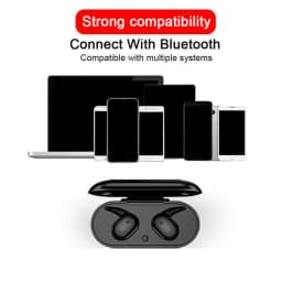 image-bluetooth headset touch model manufacturer tws sports outdoor wireless headset 5.0 with charging compartment Y90 headset