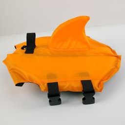image-Spring and summer new big and small dog tide brand pet swimsuit shark fin dog swimsuit law fighting professional life jacket