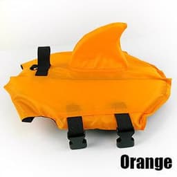 image-Spring and summer new big and small dog tide brand pet swimsuit shark fin dog swimsuit law fighting professional life jacket