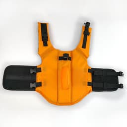 image-Spring and summer new big and small dog tide brand pet swimsuit shark fin dog swimsuit law fighting professional life jacket