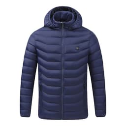 image-Heating cotton-padded clothes men's USB charging smart electric heating clothes to keep warm cotton-containing hooded jacket cross-border hot-selling cotton-padded clothes