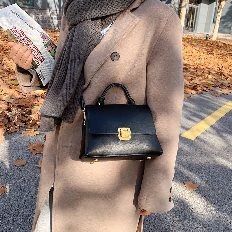 image-Handbag bag female 2020 new trendy autumn and winter messenger bag simple tote bag female large capacity female bag single shoulder big bag