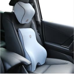 image-Car Memory Cotton Lumbar Suit Pillow Back Pad Waist Car Interior Seat Four Seasons Universal New Slow Rebound