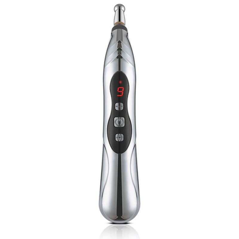 image-Multi-functional micro-electric meridian acupuncture pen electricity pulse health massage acupoint stick rechargeable acupoint meridian pen physiotherapy instrument