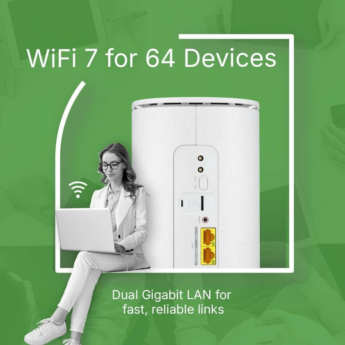image-Router ZyXEL FWA515-EU0102F White USB 2.0 Ethernet LAN 2 Wi-Fi