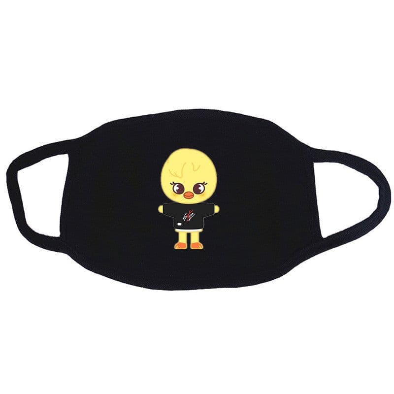 image-Stray Kids Cartoon Skzoo Peripheral Masks Cartoon Printed Masks Hanging Ear Dust Masks