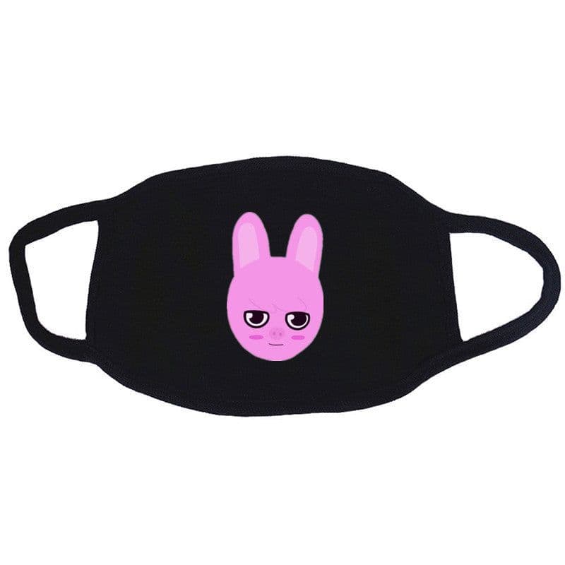 image-Stray Kids Cartoon Skzoo Peripheral Masks Cartoon Printed Masks Hanging Ear Dust Masks