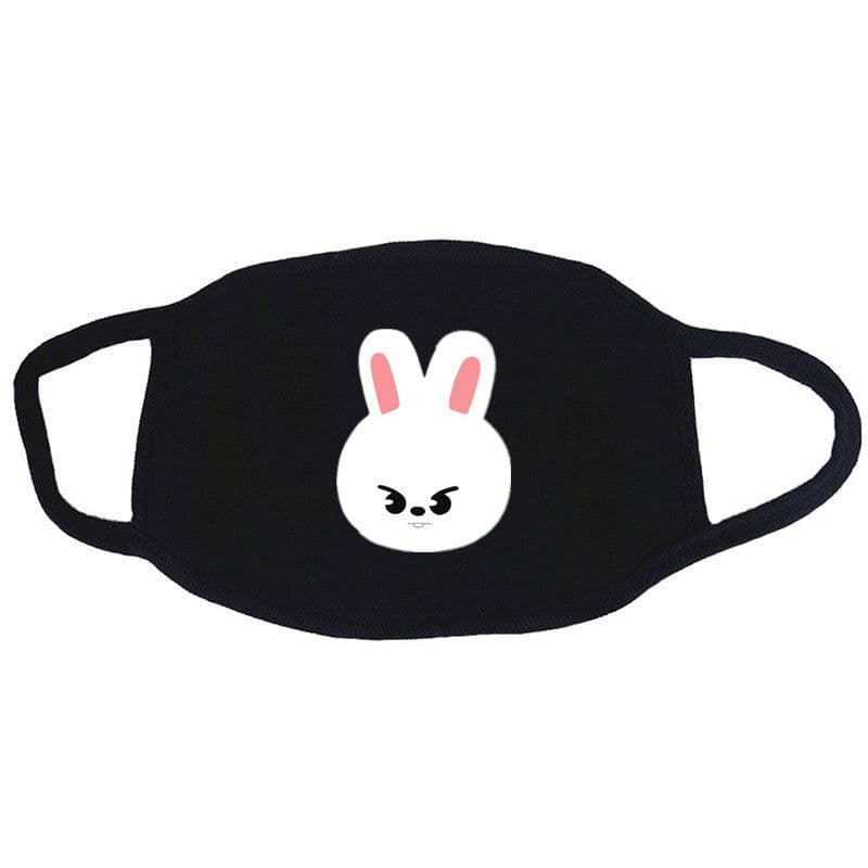 image-Stray Kids Cartoon Skzoo Peripheral Masks Cartoon Printed Masks Hanging Ear Dust Masks