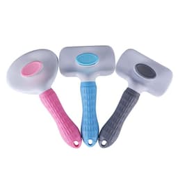 image-Manufacturer's new product pet comb one-button automatic hair-melting comb for dogs and dogs self-cleaning comb for cats and dogs