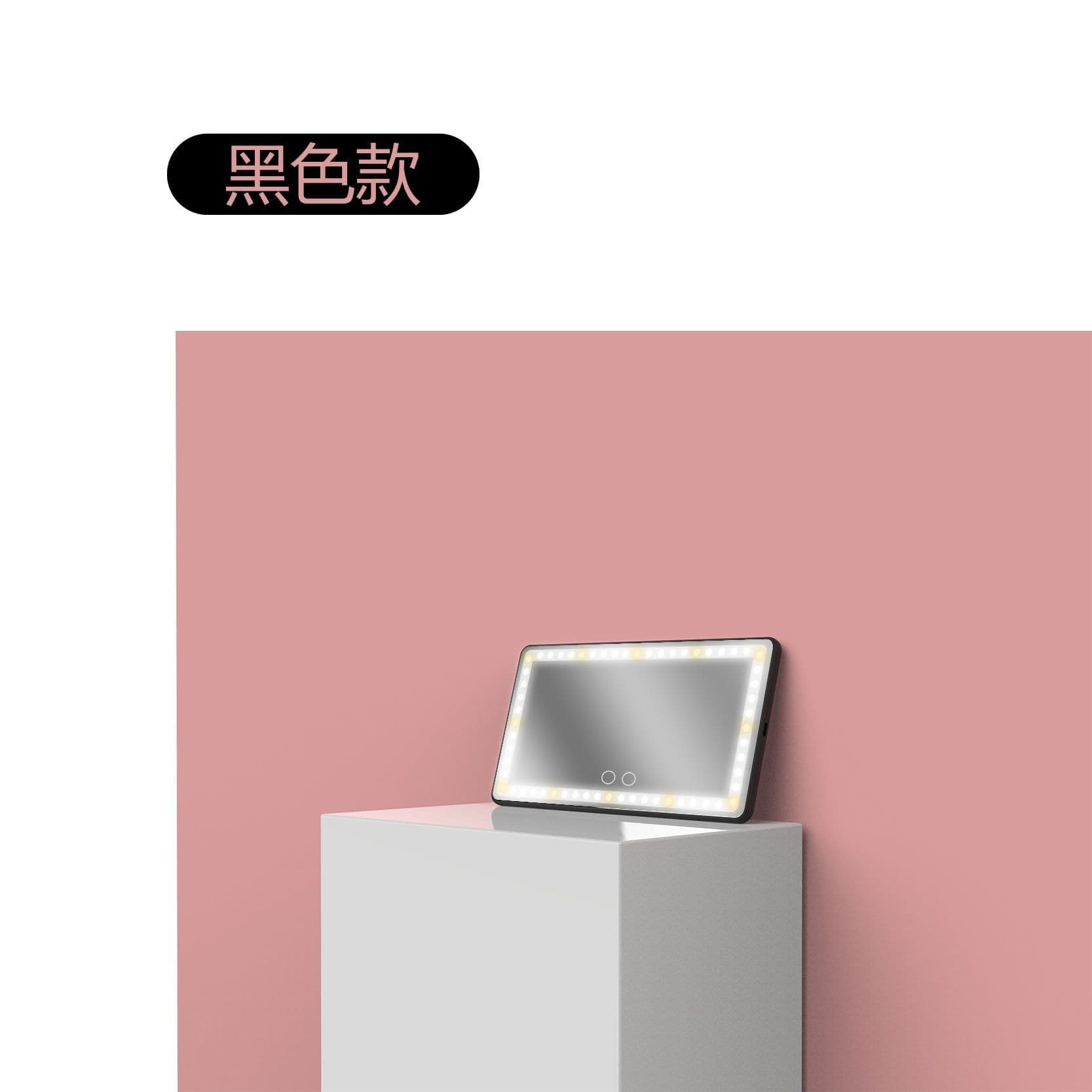 image-Led car cosmetic mirror, sun visor fill light mirror, smart lighted car accessories, beauty mirror, foreign trade manufacturer customization