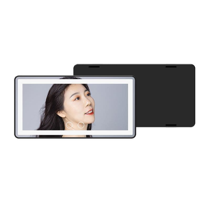 image-Led car cosmetic mirror, sun visor fill light mirror, smart lighted car accessories, beauty mirror, foreign trade manufacturer customization